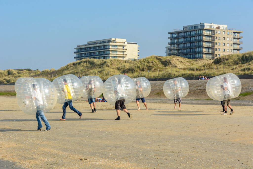 Bedrijfsuitje Bubble voetbal Zandvoort